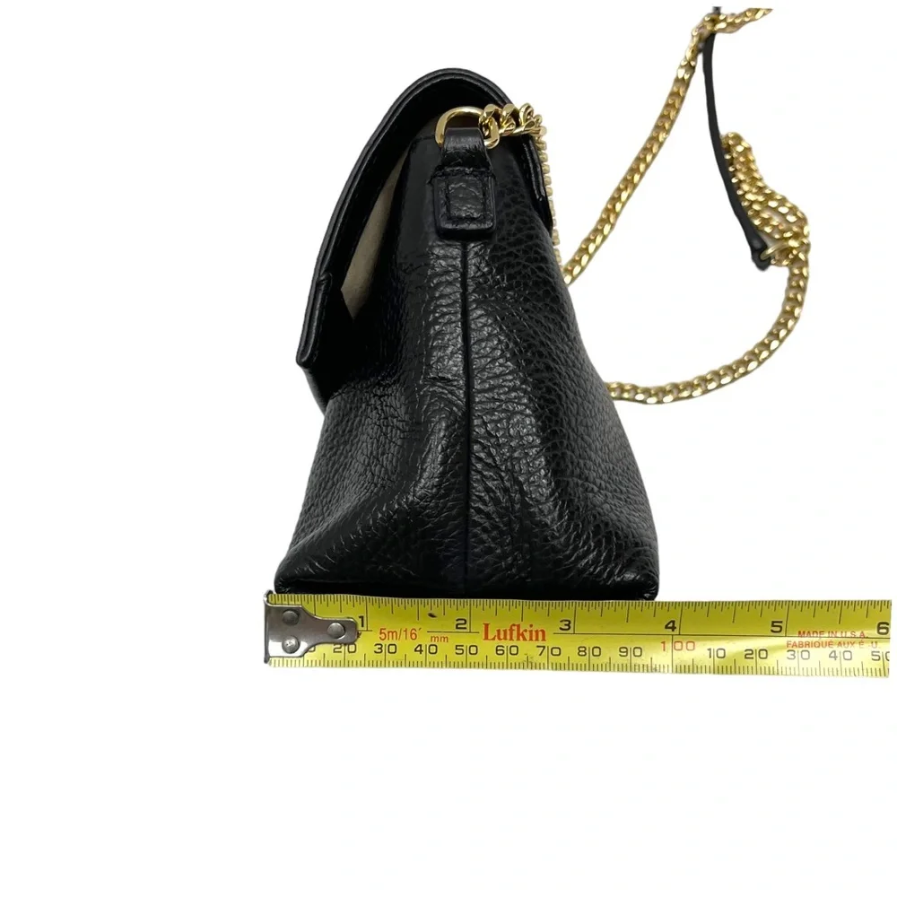 SOLD 🔴 Banana Republic leather shoulder bag Crossbody bag with gold chain - Picture 11 of 15